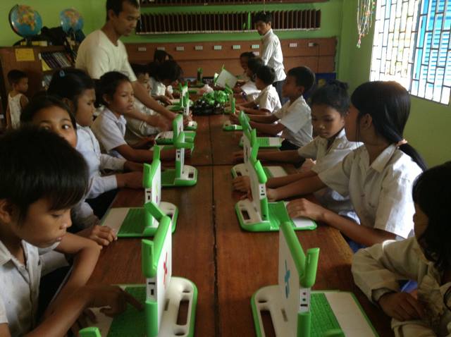 PLF launched a One Laptop Per Child computer program over the past year as a first step in a bigger tech program for the school.