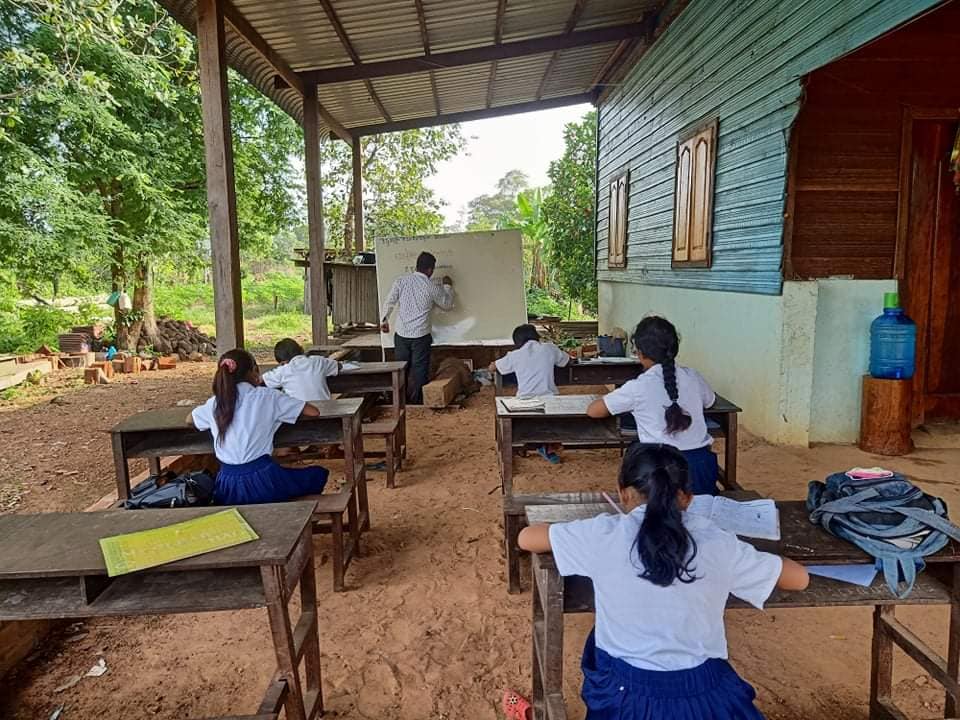 Teachers in village 04