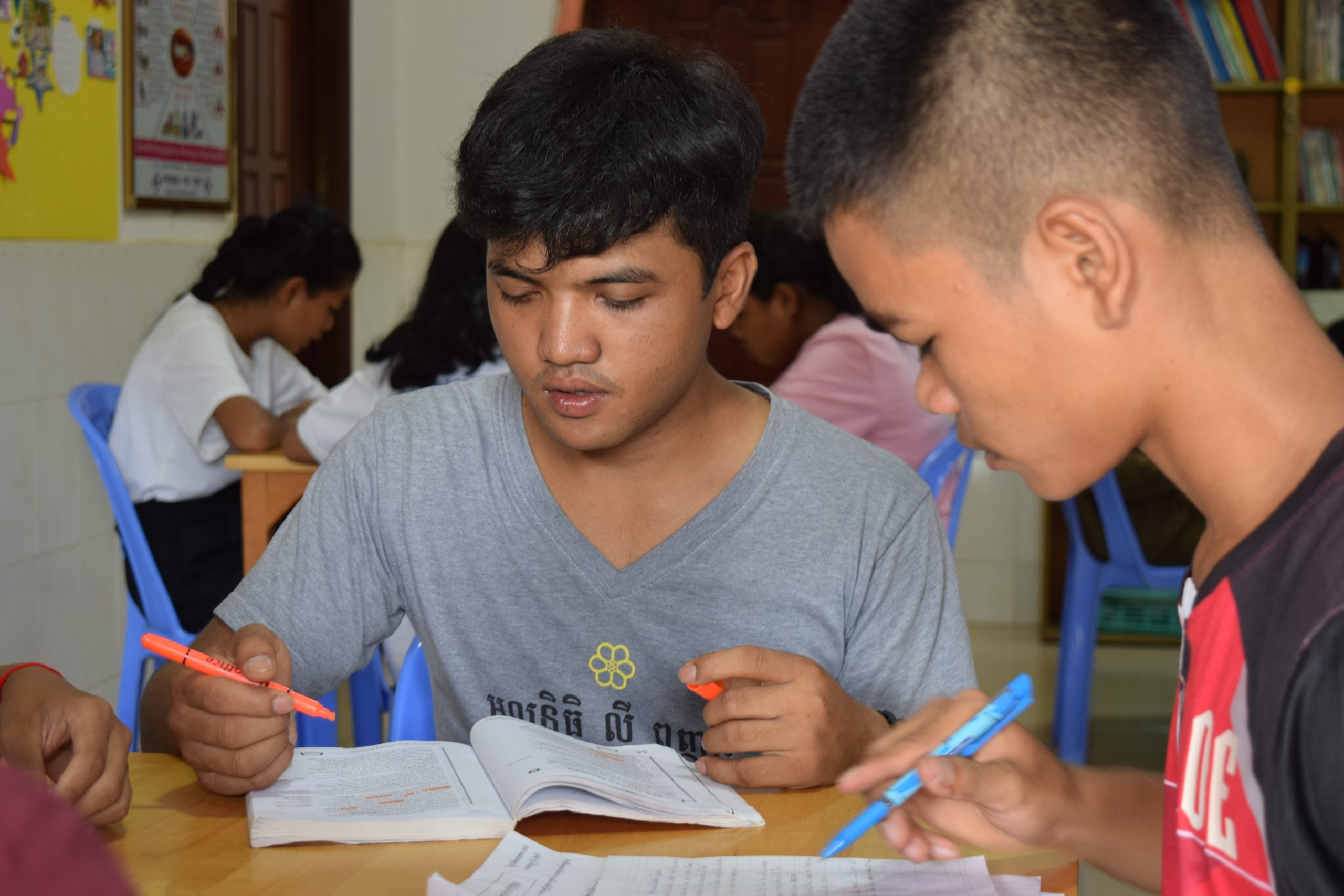 Ravuth and Non Studying at Girls House (1)