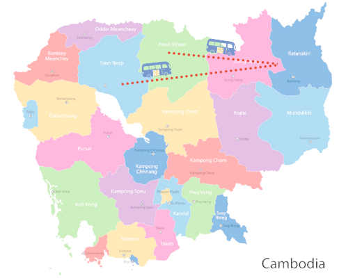 Trip map