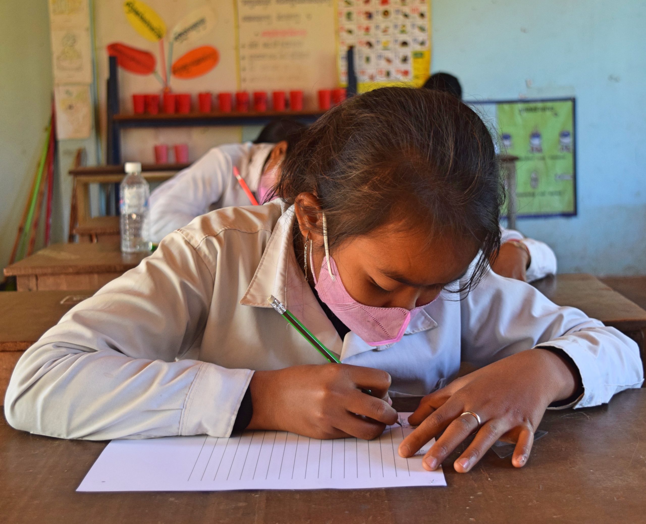 Grade 6 exam student