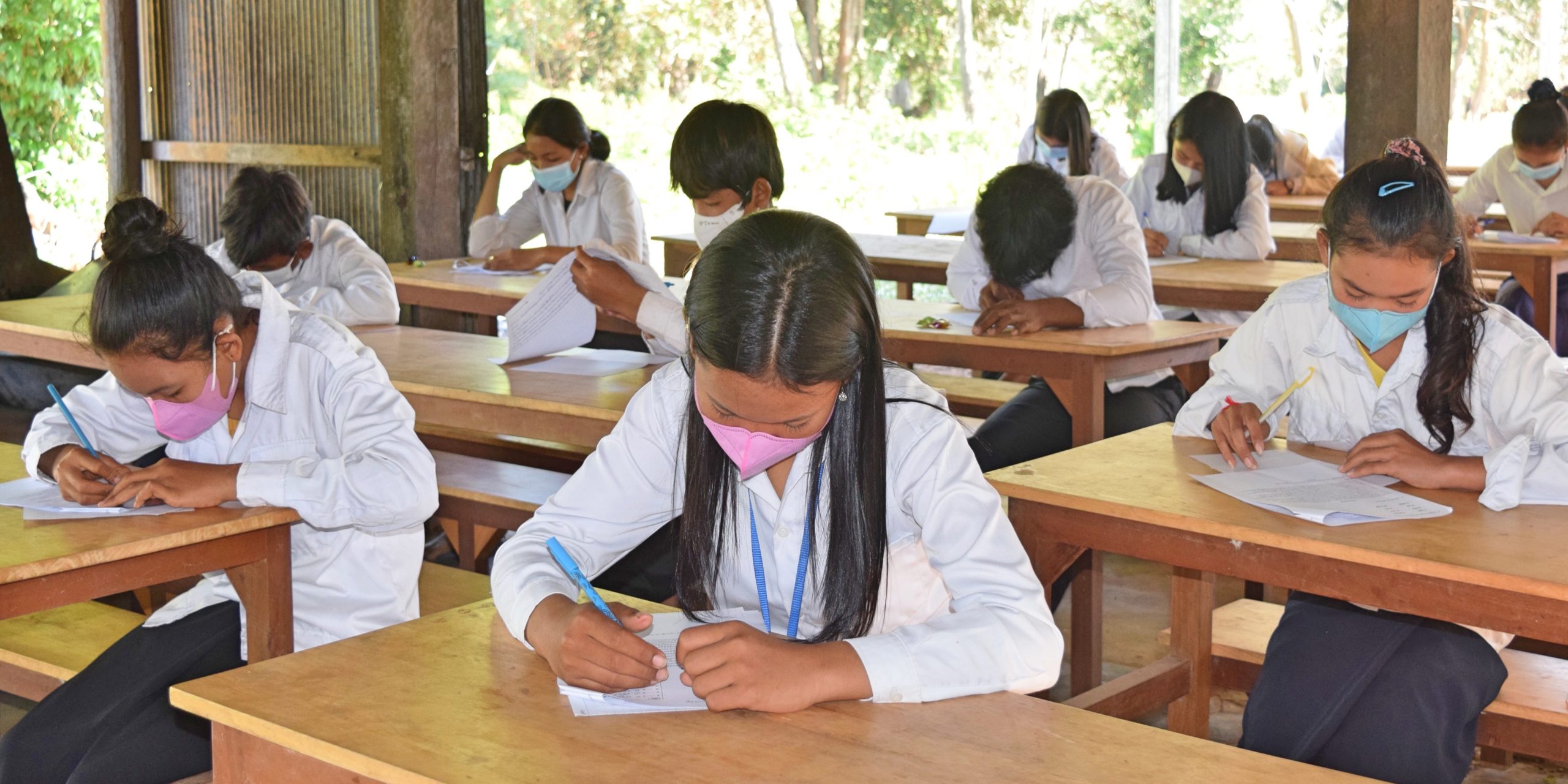 Grade 6 exam at Romchek
