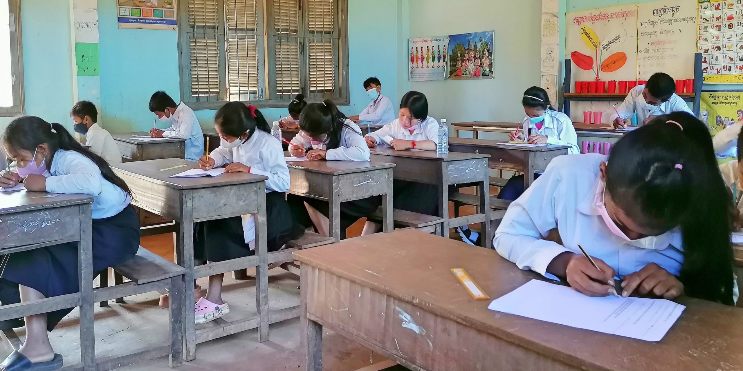 Grade 6 exam at Romchek 2022