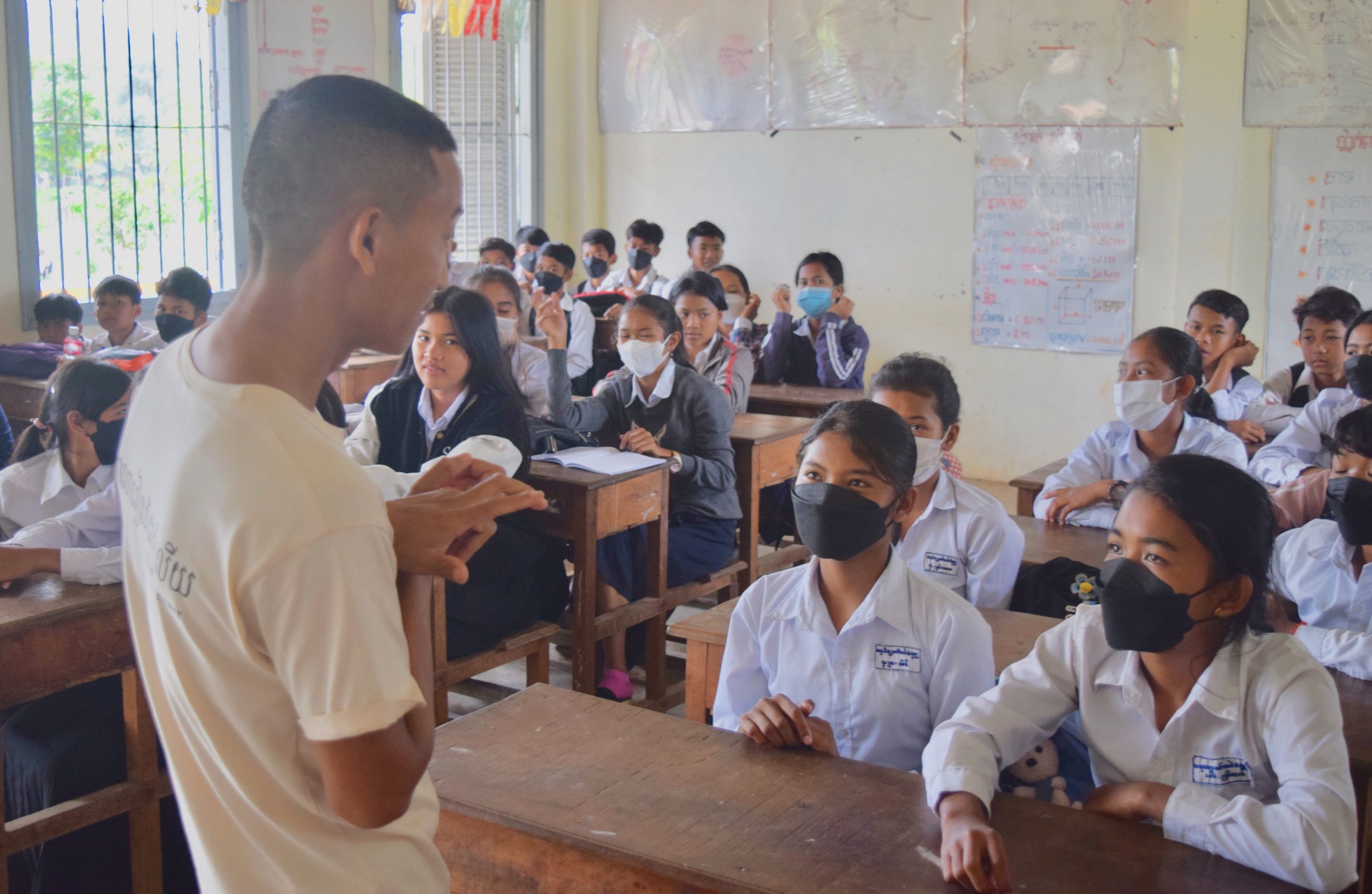 Grade 8 meeting at Thaisho Secondary School