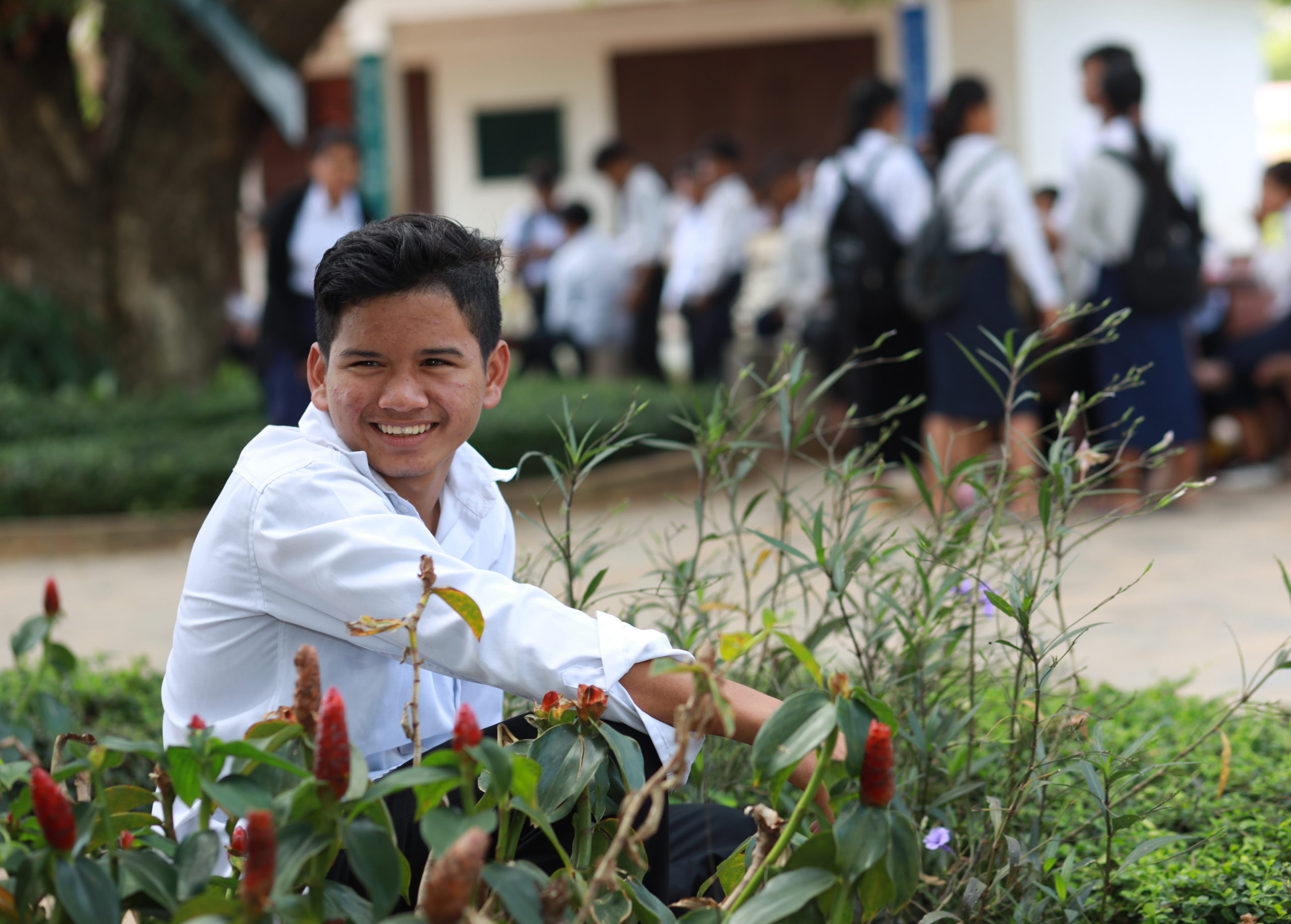 Tchey high school student Tchey high school student