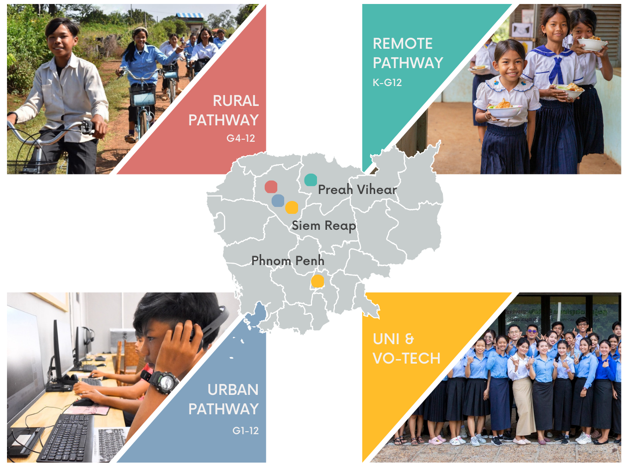 Where We Work graphic Map of PLF 2021